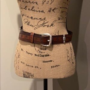 BROWN DETAILED BELT